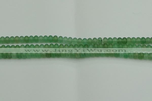 CRB2820 15.5 inches 4*6mm rondelle green aventurine beads