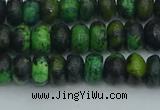 CRB2895 15.5 inches 4*6mm rondelle chrysocolla beads wholesale