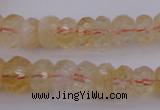 CRB302 15.5 inches 5*8mm - 10*14mm faceted rondelle citrine beads