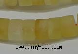 CRB312 15.5 inches 8*12mm tyre matte citrine gemstone beads wholesale