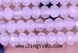 CRB3140 15.5 inches 2.5*4mm faceted rondelle tiny white moonstone beads