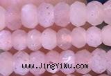 CRB3142 15.5 inches 2.5*4mm faceted rondelle tiny moonstone beads