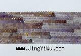 CRB3203 15.5 inches 2.5*3.5mm faceted rondelle mixed quartz beads