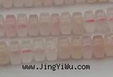 CRB401 15.5 inches 5*8mm rondelle rose quartz beads wholesale