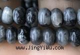 CRB4035 15.5 inches 4*6mm rondelle black labradorite beads wholesale