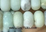 CRB5070 15.5 inches 5*8mm rondelle matte amazonite beads wholesale