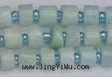 CRB530 15.5 inches 5*8mm tyre Chinese amazonite beads wholesale