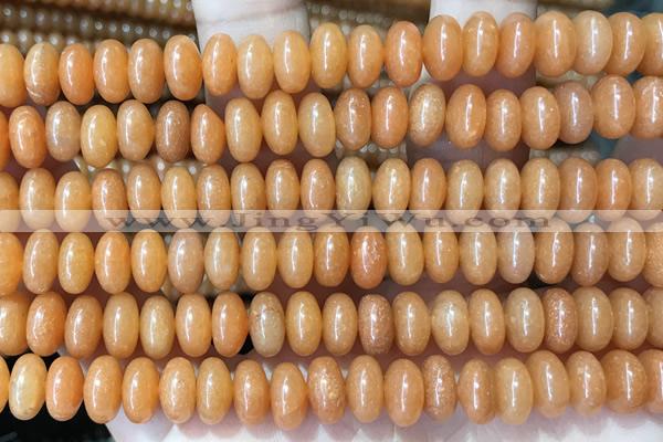CRB5330 15.5 inches 5*8mm rondelle red aventurine beads