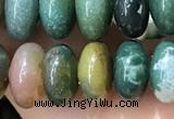 CRB5339 15.5 inches 5*8mm rondelle Indian agate beads wholesale