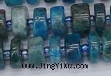 CRB538 15.5 inches 6*12mm tyre apatite gemstone beads wholesale