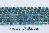 CRB5600 15.5 inches 5mm - 6mm faceted tyre apatite beads