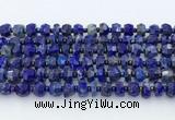 CRB5628 15.5 inches 5*7mm - 7*8mm faceted rondelle lapis lazuli beads