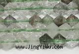CRB5688 15 inches 4*4mm green lodalited beads wholesale