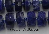 CRB583 15.5 inches 8*14mm faceted rondelle sodalite beads