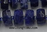 CRB585 15.5 inches 8*18mm faceted rondelle sodalite beads