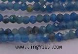 CRB700 15.5 inches 2*3mm faceted rondelle apatite gemstone beads
