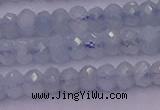 CRB711 15.5 inches 2.5*4mm faceted rondelle aquamarine beads