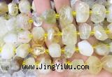 CRBS01 15 inches 12*16mm - 13*18mm faceted nuggets citrine beads