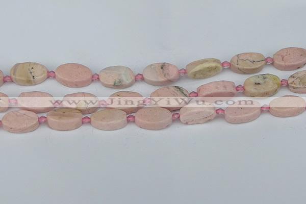 CRC1012 15.5 inches 10*18mm oval rhodochrosite gemstone beads
