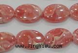 CRC107 15.5 inches 15*20mm oval natural argentina rhodochrosite beads
