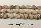 CRC1086 15.5 inches 18*25mm flat teardrop rhodochrosite beads