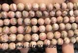 CRC1150 15.5 inches 8mm round rhodochrosite gemstone beads