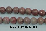 CRC202 16 inches 8mm round rhodochrosite gemstone beads wholesale