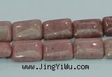 CRC206 16 inches 10*14mm rectangle rhodochrosite gemstone beads