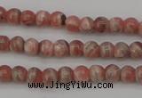 CRC754 15.5 inches 4mm round rhodochrosite beads wholesale