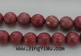 CRC802 15.5 inches 8mm faceted round Brazilian rhodochrosite beads
