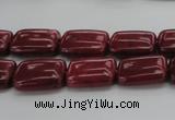 CRC821 15.5 inches 10*14mm rectangle Brazilian rhodochrosite beads