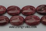 CRC834 15.5 inches 15*20mm oval Brazilian rhodochrosite beads