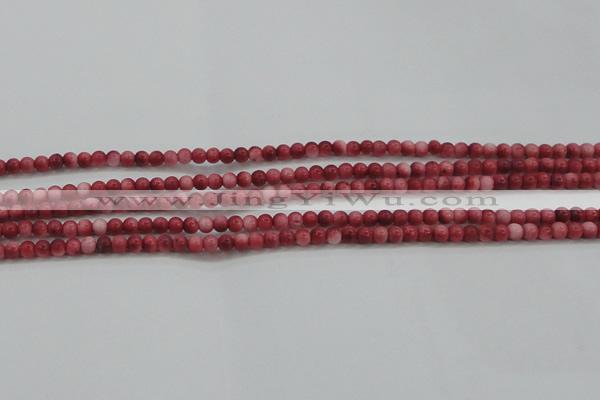 CRF438 15.5 inches 3mm round dyed rain flower stone beads wholesale