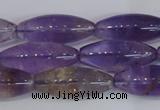 CRI100 15.5 inches 12*30mm rice natural ametrine gemstone beads
