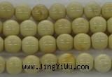 CRI201 15.5 inches 6mm round riverstone beads wholesale