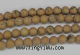 CRO08 15.5 inches 6mm round Chinese picture jasper beads wholesale