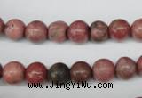 CRO127 15.5 inches 8mm round rhodochrosite beads wholesale