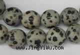 CRO320 15.5 inches 12mm round dalmatian jasper beads wholesale