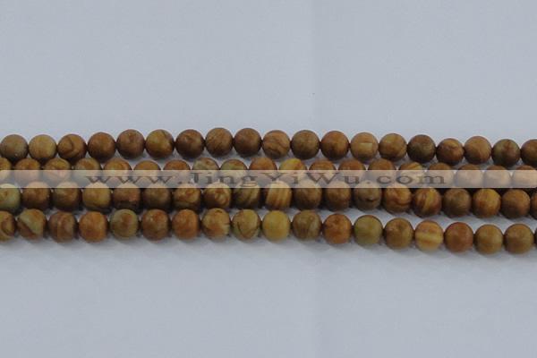 CRO553 15.5 inches 8mm round grain stone beads wholesale