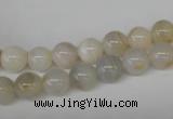 CRO88 15.5 inches 8mm round agate gemstone beads wholesale
