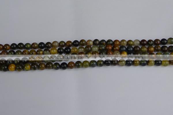 CRO900 15.5 inches 4mm round golden pietersite beads wholesale