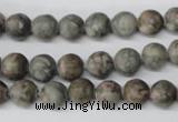 CRO95 15.5 inches 8mm round Chinese leopard skin jasper beads wholesale
