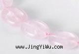 CRQ02 A grade 13*18mm oval natural rose quartz beads Wholesale