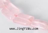 CRQ08 13*18mm rectangle A grade natural rose quartz beads