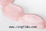 CRQ11 Freeform A grade natural rose quartz beads Wholesale