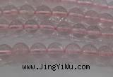 CRQ120 15.5 inches 4mm round natural rose quartz beads wholesale