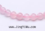 CRQ25 15.5 inches 4mm round natural rose quartz beads Wholesale