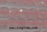 CRQ365 15.5 inches 8*8mm faceted square rose quartz beads