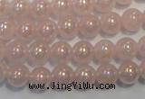 CRQ502 15.5 inches 8mm round AB-color rose quartz beads