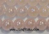 CRQ505 15.5 inches 14mm round AB-color rose quartz beads